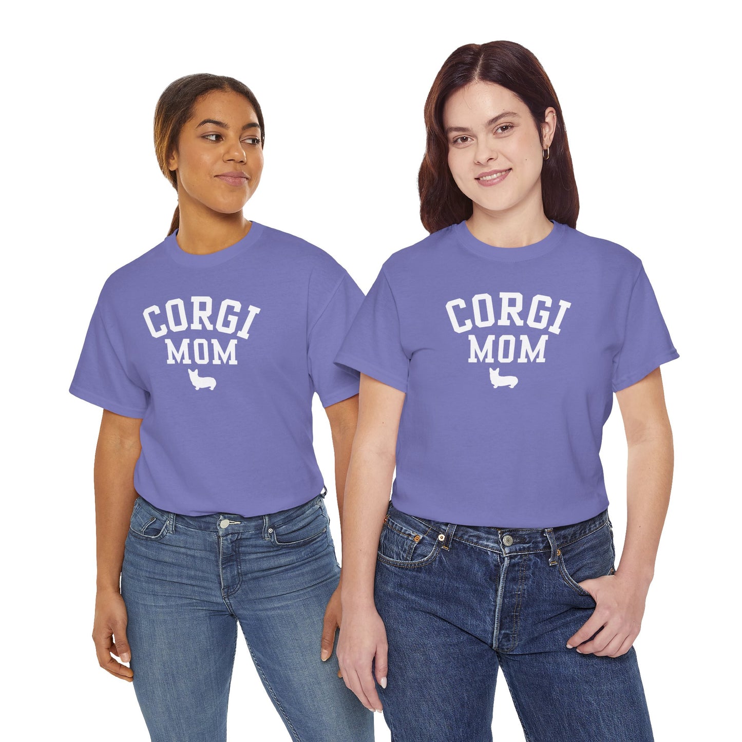 Corgi T-shirt Mom Women