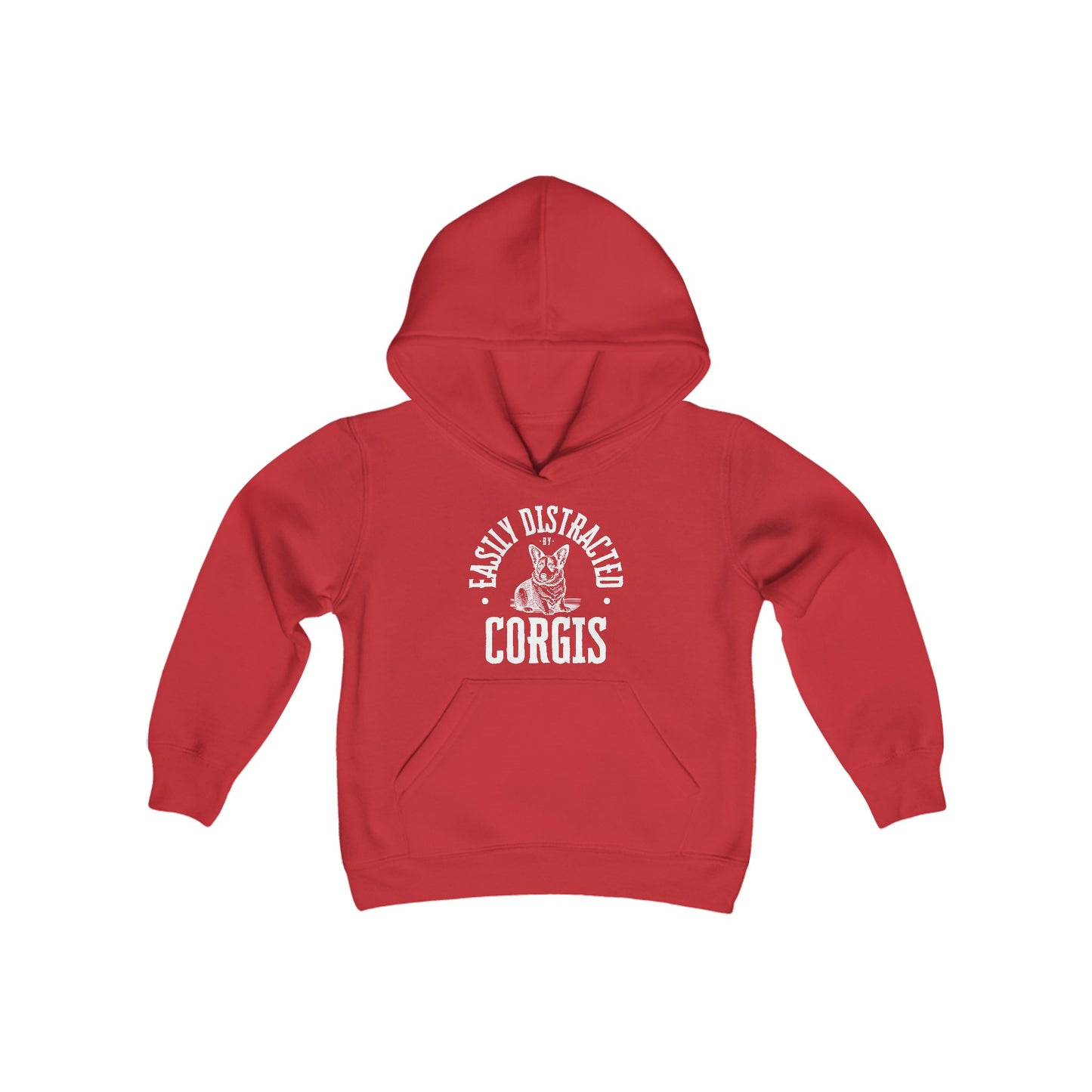 Corgi Hoodie Easily Distracted KIDS
