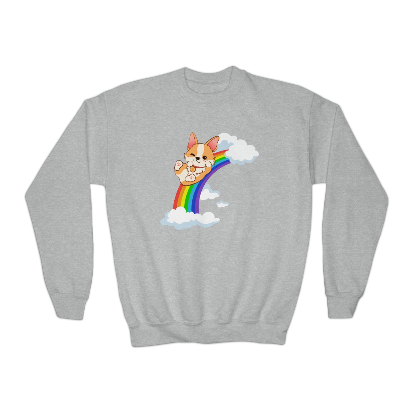 Corgi Sweatshirt Rainbow KIDS