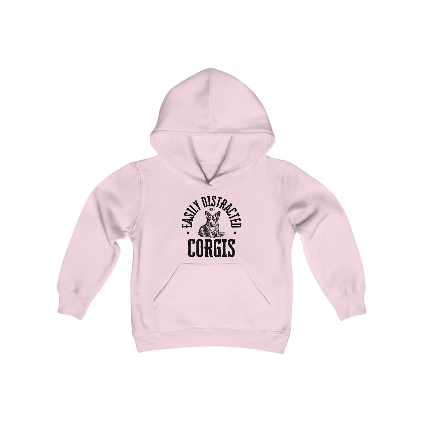 Corgi Hoodie Easily Distracted KIDS
