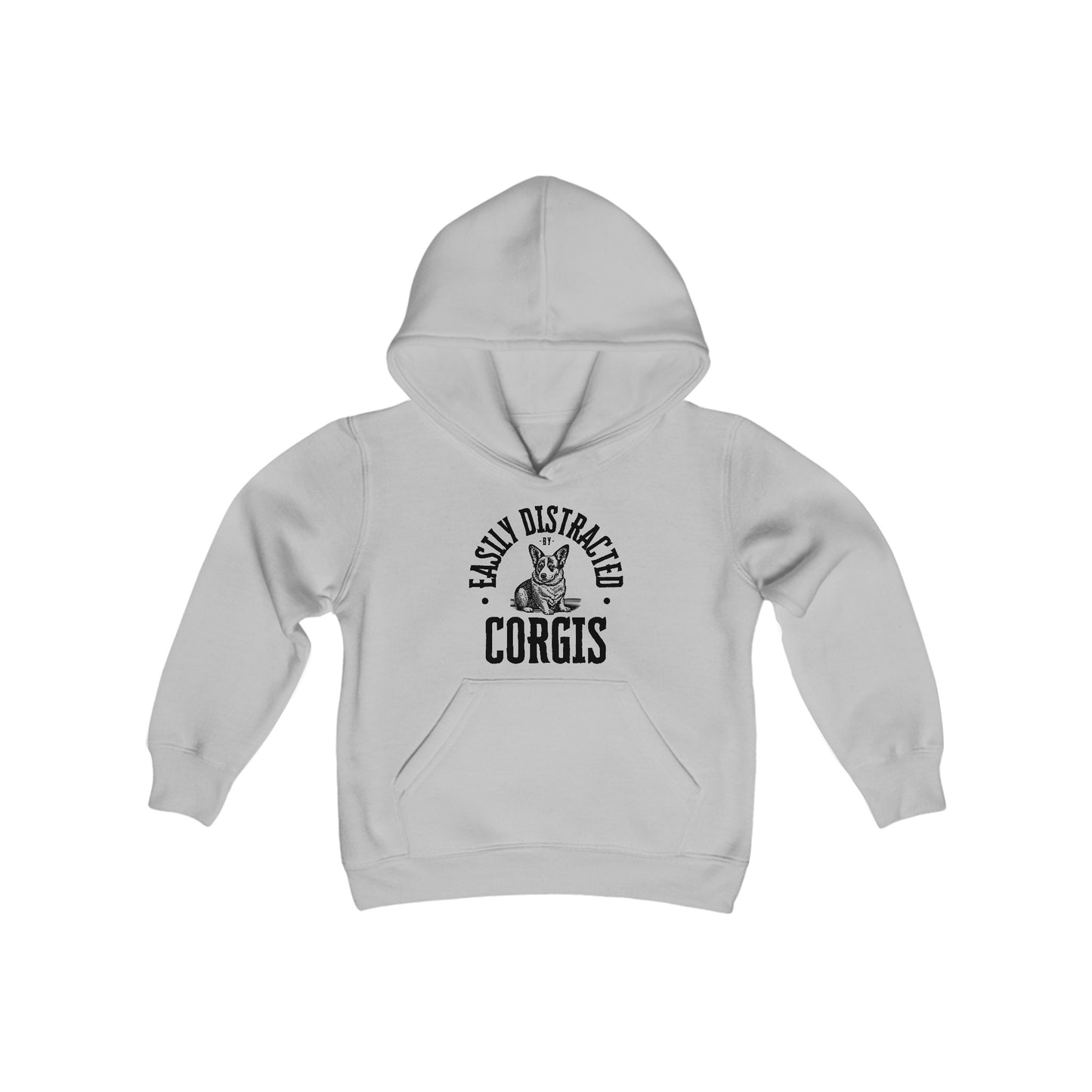 Corgi Hoodie Easily Distracted KIDS