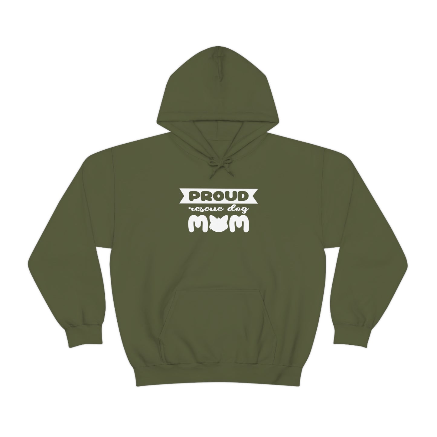 Rescue Dog Hoodie Proud Mom Women