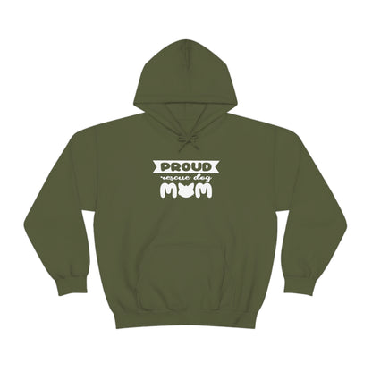 Rescue Dog Hoodie Proud Mom Women