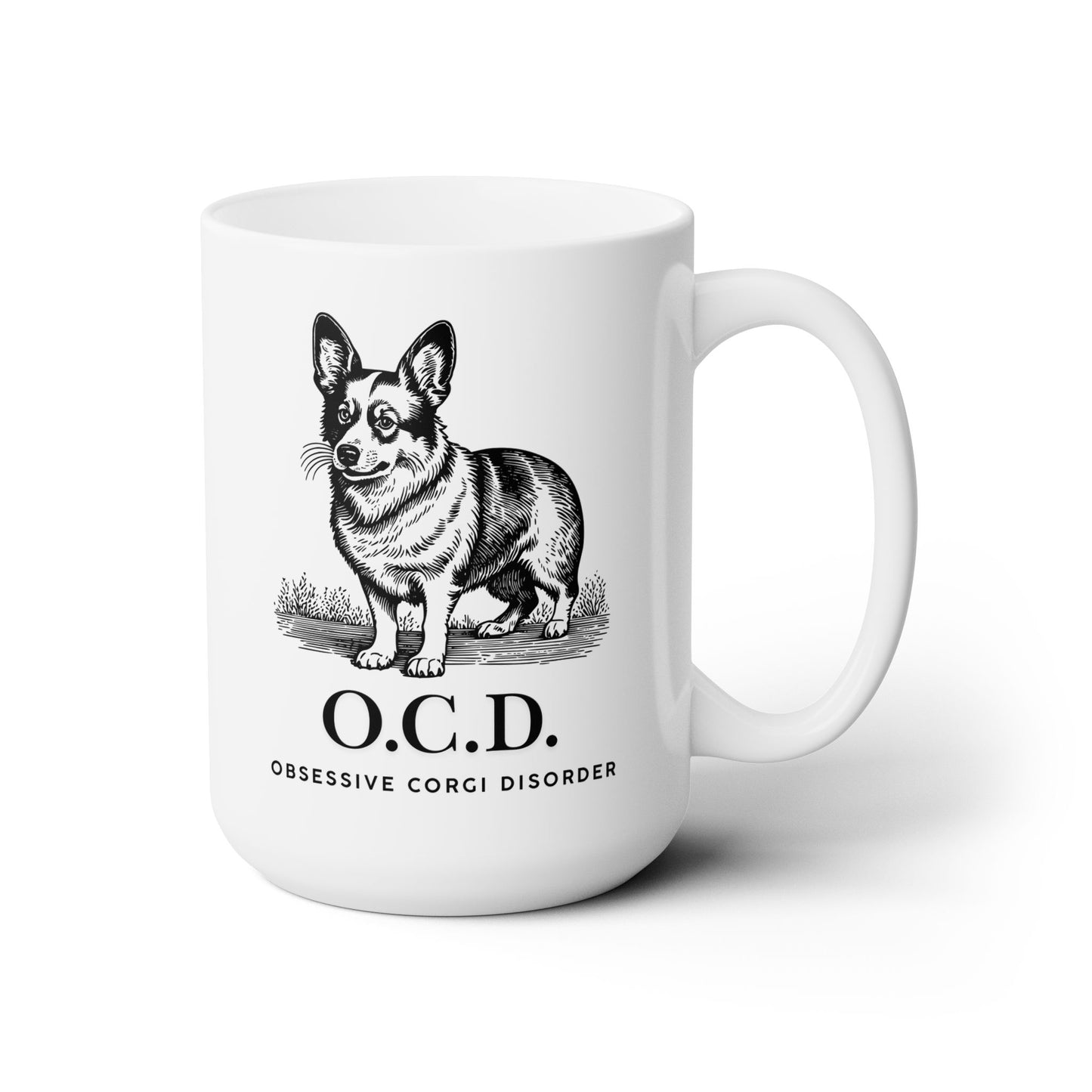 Corgi Cup O.C.D. Coffee Mug 15oz