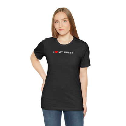 Corgi T-shirt I Love My Hubby (i love my corgi more) Women