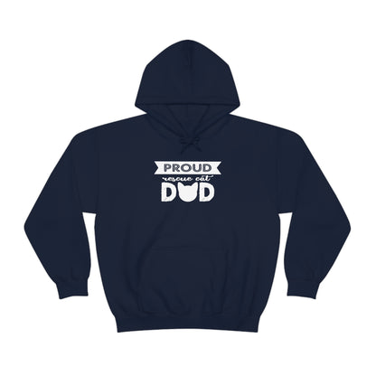 Rescue Cat Hoodie Proud Dad Men