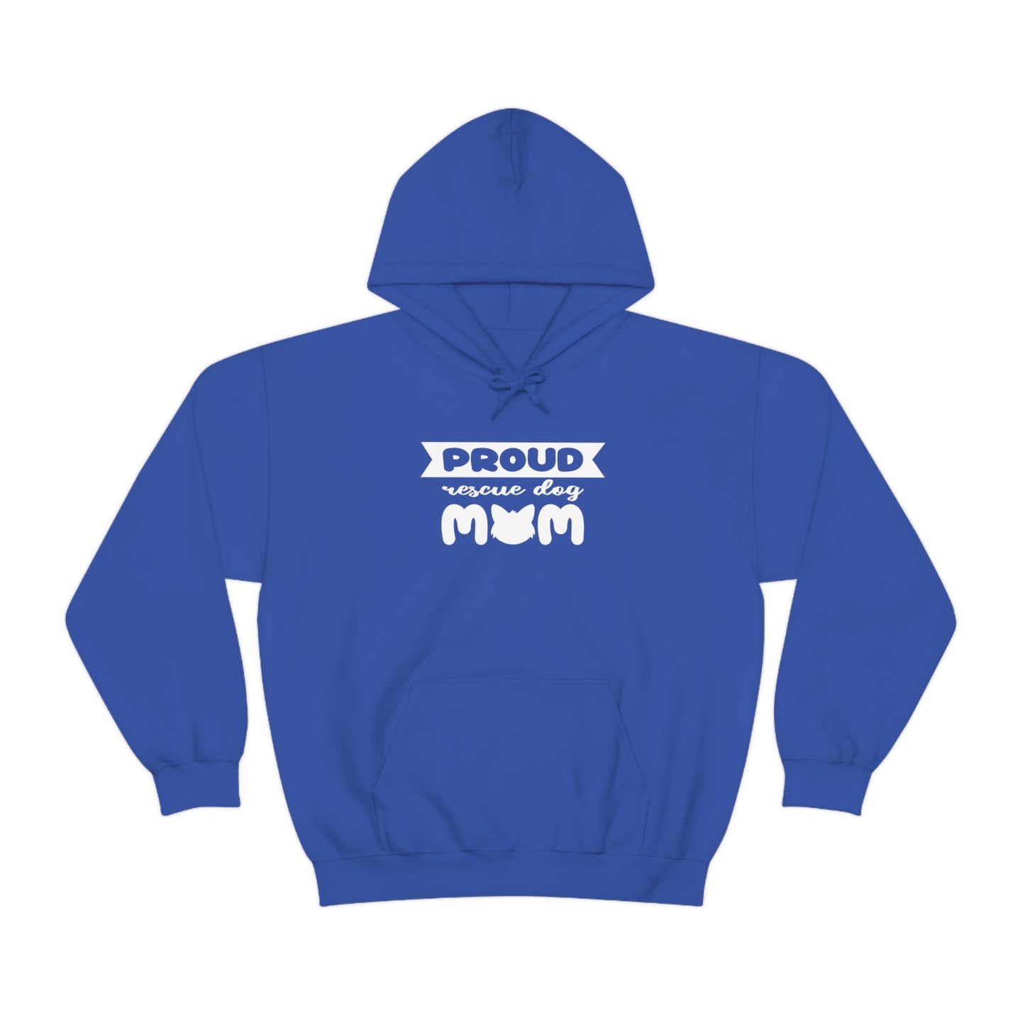 Rescue Dog Hoodie Proud Mom Women