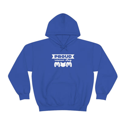 Rescue Dog Hoodie Proud Mom Women