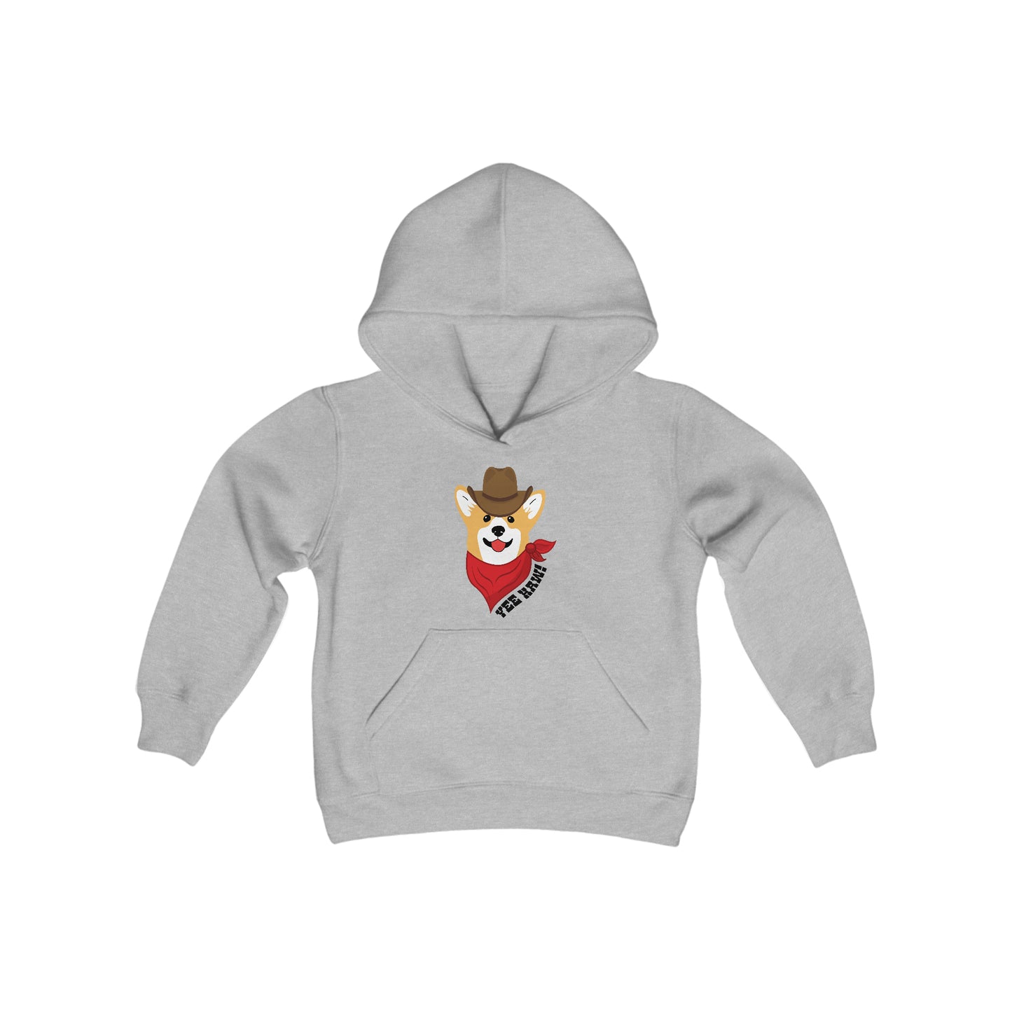 Corgi Hoodie Cowboy Yee Haw KIDS