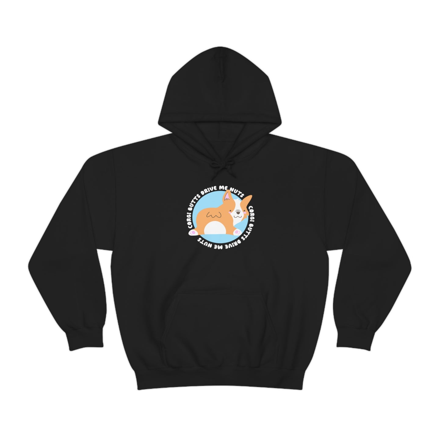 black corgi butts drive me nuts adult unisex hoodie clothing