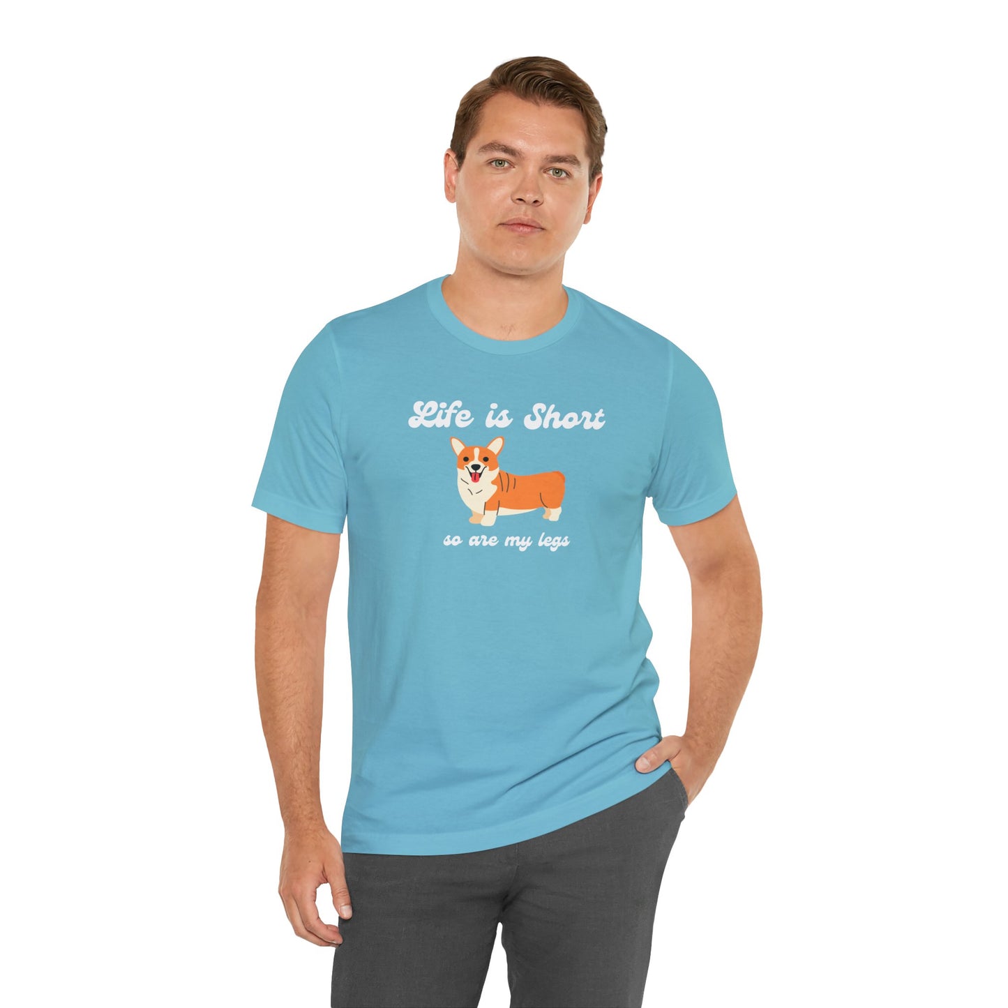 Corgi T-shirt Life is Short Women & Men