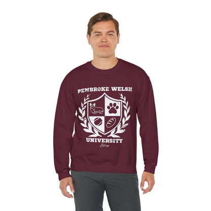 Corgi Sweatshirt Pembroke Welsh University Distressed Women & Men