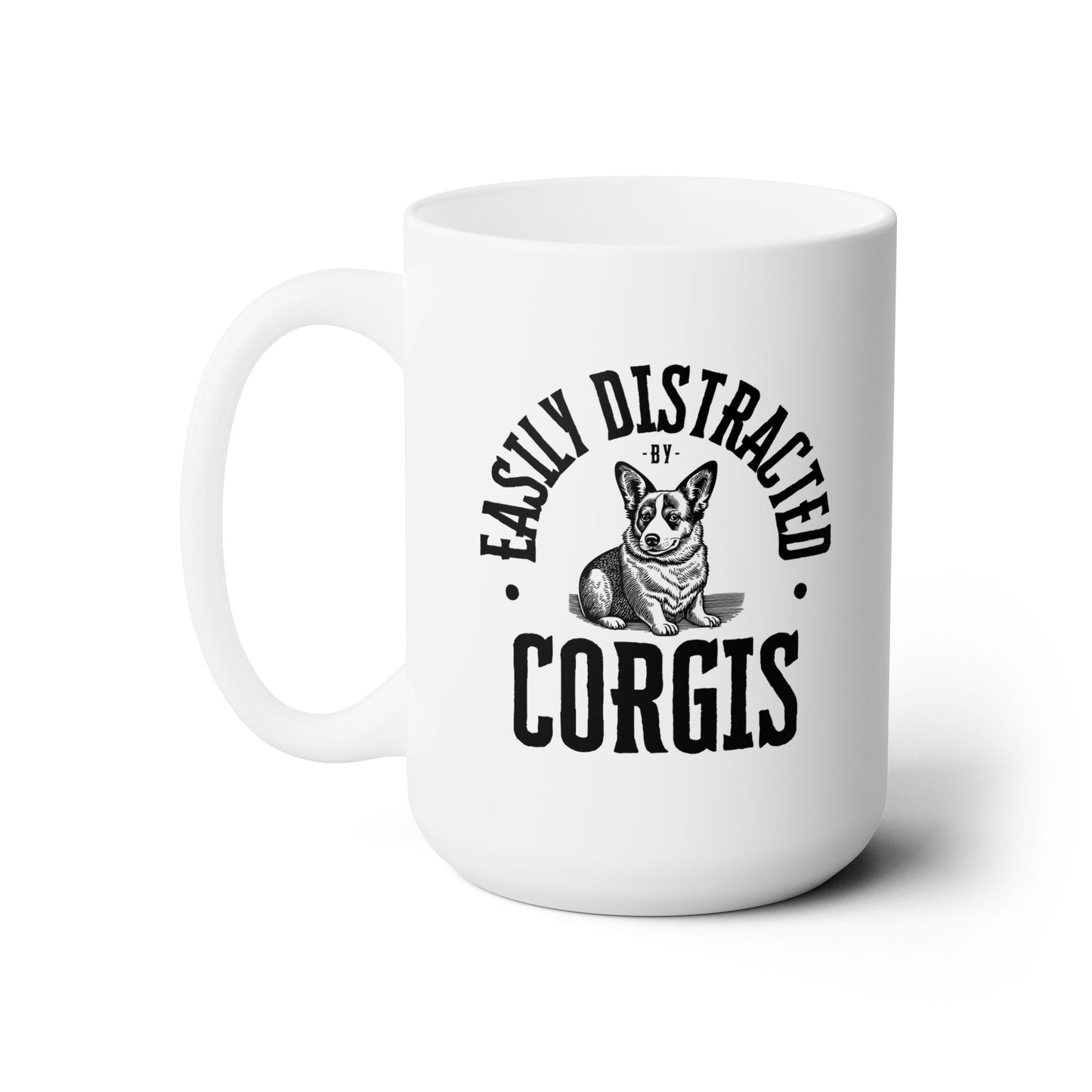 Corgi Cup Easily Distracted Coffee Mug 15oz