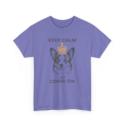 Corgi T-shirt Keep Calm London Women & Men
