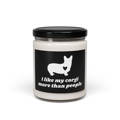 Corgi Candle Like More Than People Scented 9oz