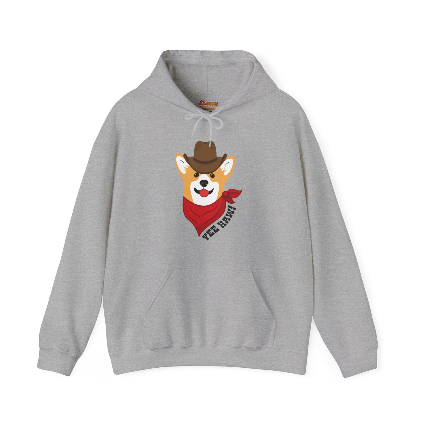 Corgi Hoodie Cowboy Yee Haw Women & Men