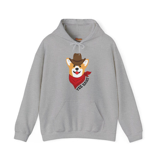 Corgi Hoodie Cowboy Yee Haw Women & Men