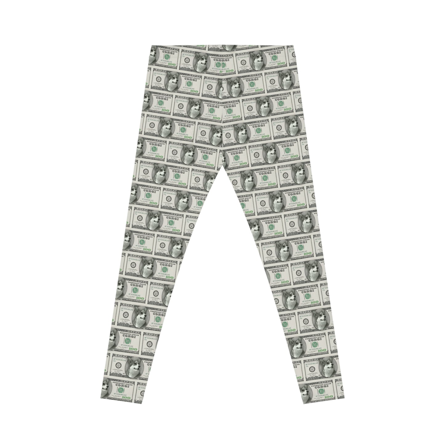 Corgi Leggings Money $100 Women Pants