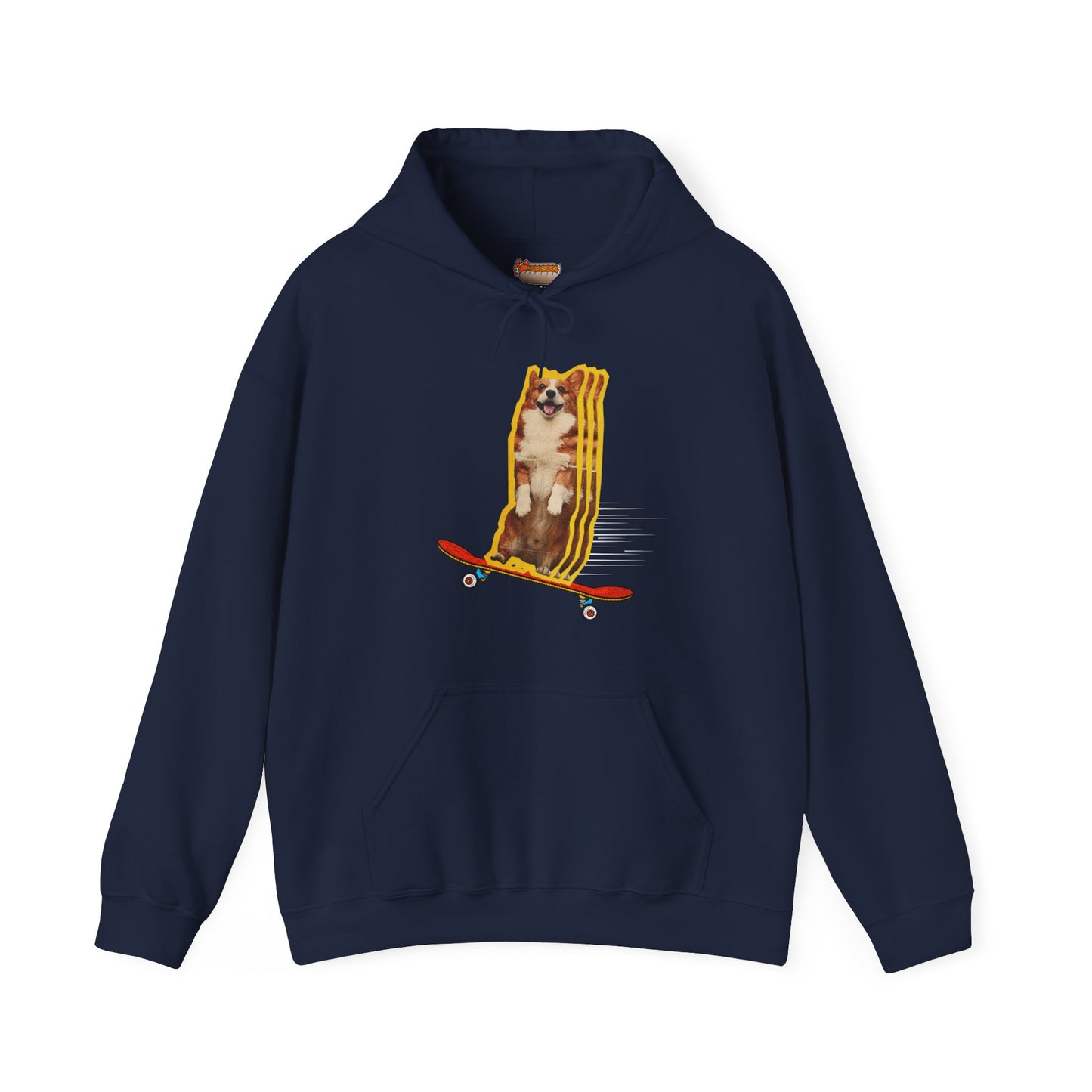 Corgi Hoodie Skateboard 90's Vintage Retro Women & Men