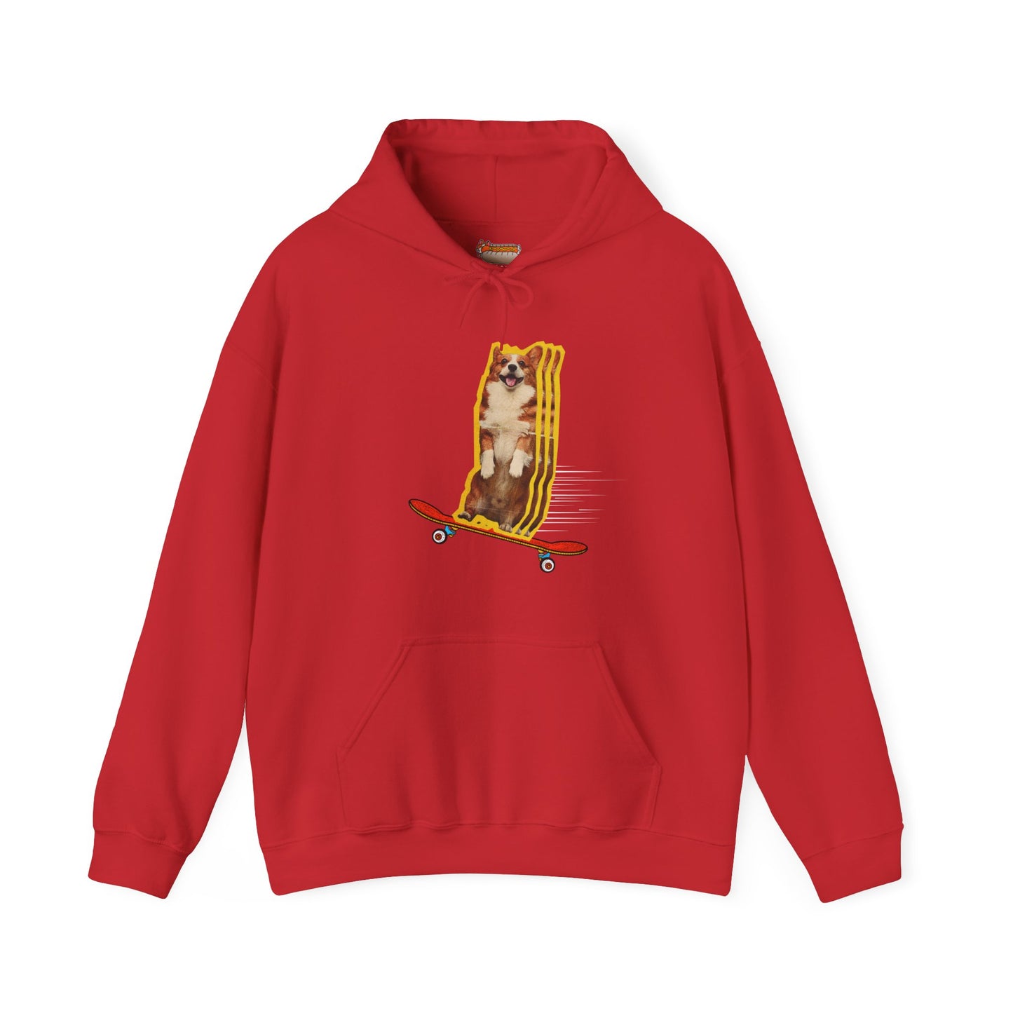 Corgi Hoodie Skateboard 90's Vintage Retro Women & Men
