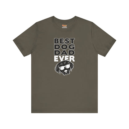 army olive forest green dark best dog dad ever t-shirt men