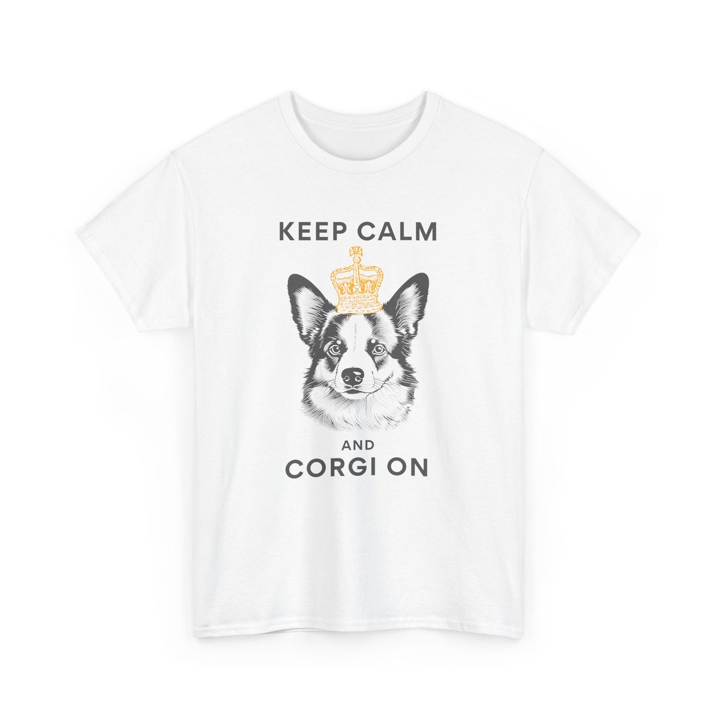 Corgi T-shirt Keep Calm London Women & Men