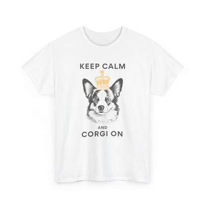 Corgi T-shirt Keep Calm London Women & Men