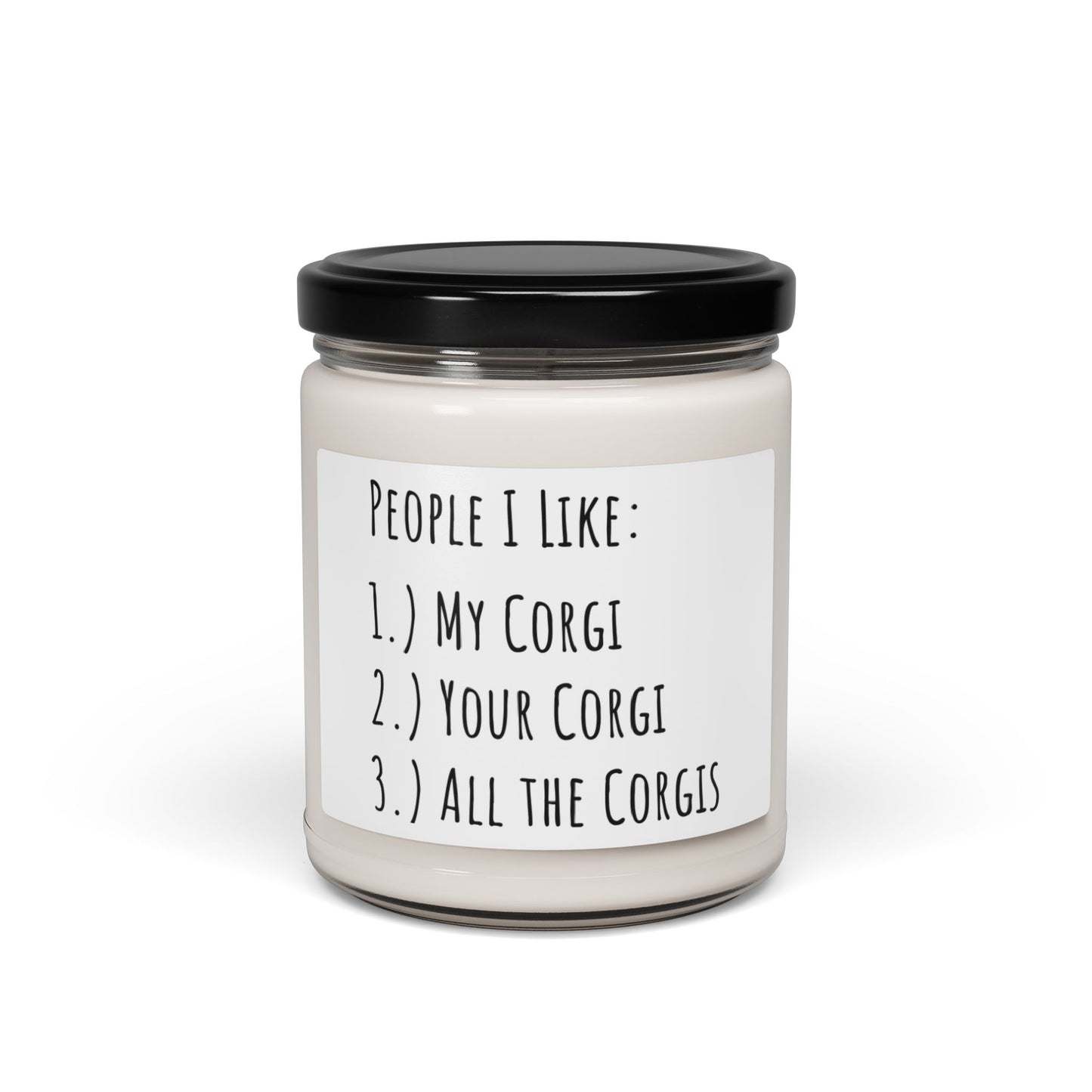 Corgi Candle I Like More Than People Scented 9oz