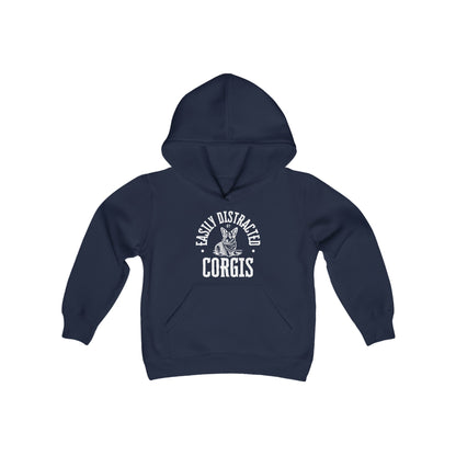 Corgi Hoodie Easily Distracted KIDS