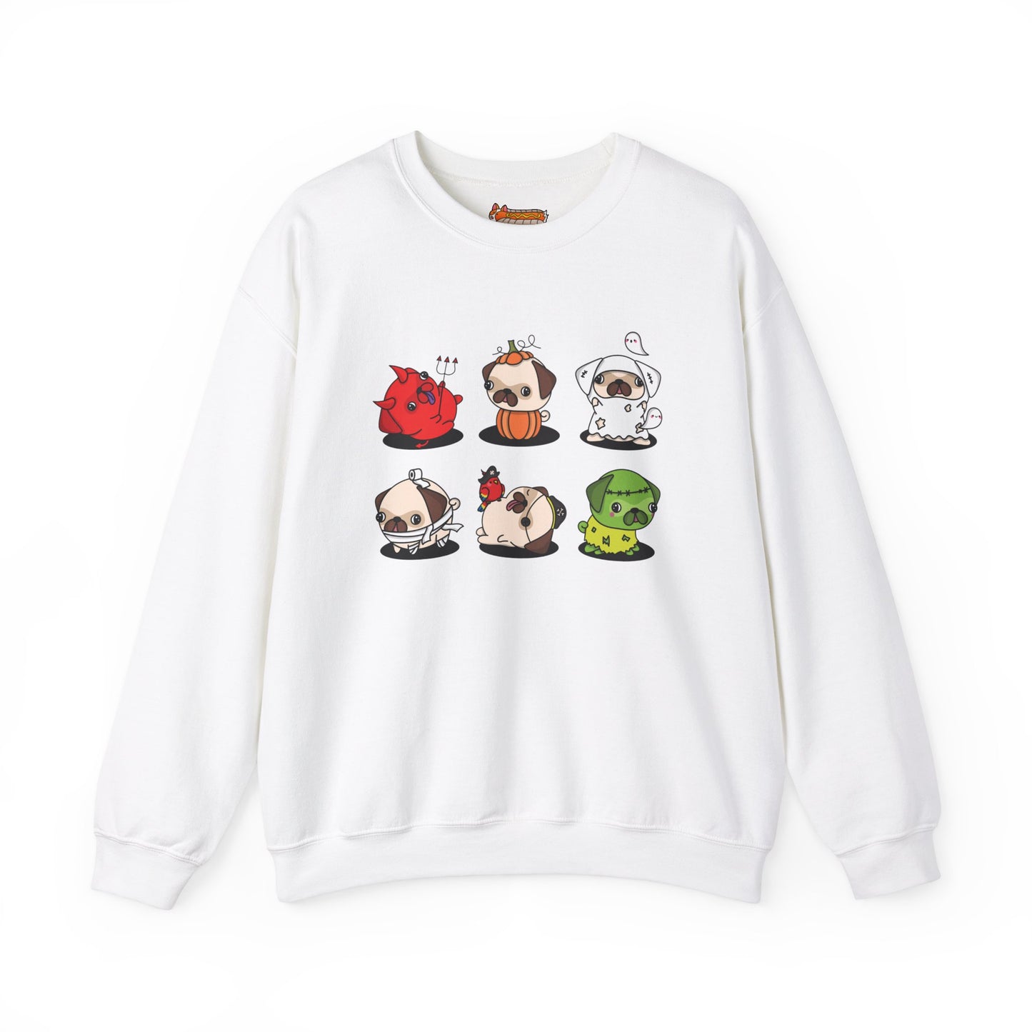 Pug Sweatshirt Halloween Women & Men