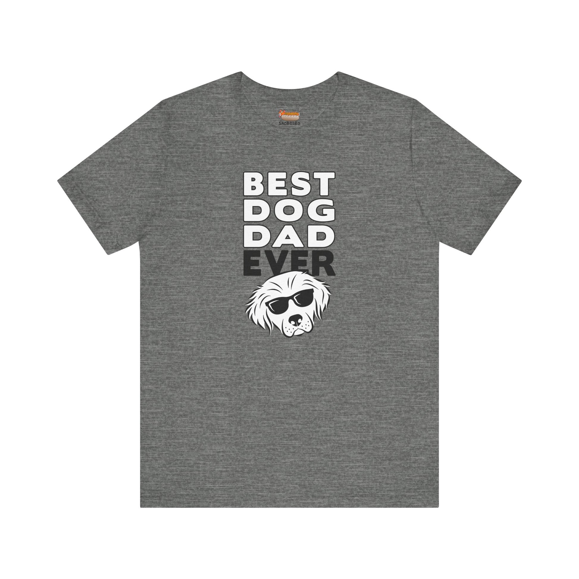 grey gray best dog dad ever t-shirt men