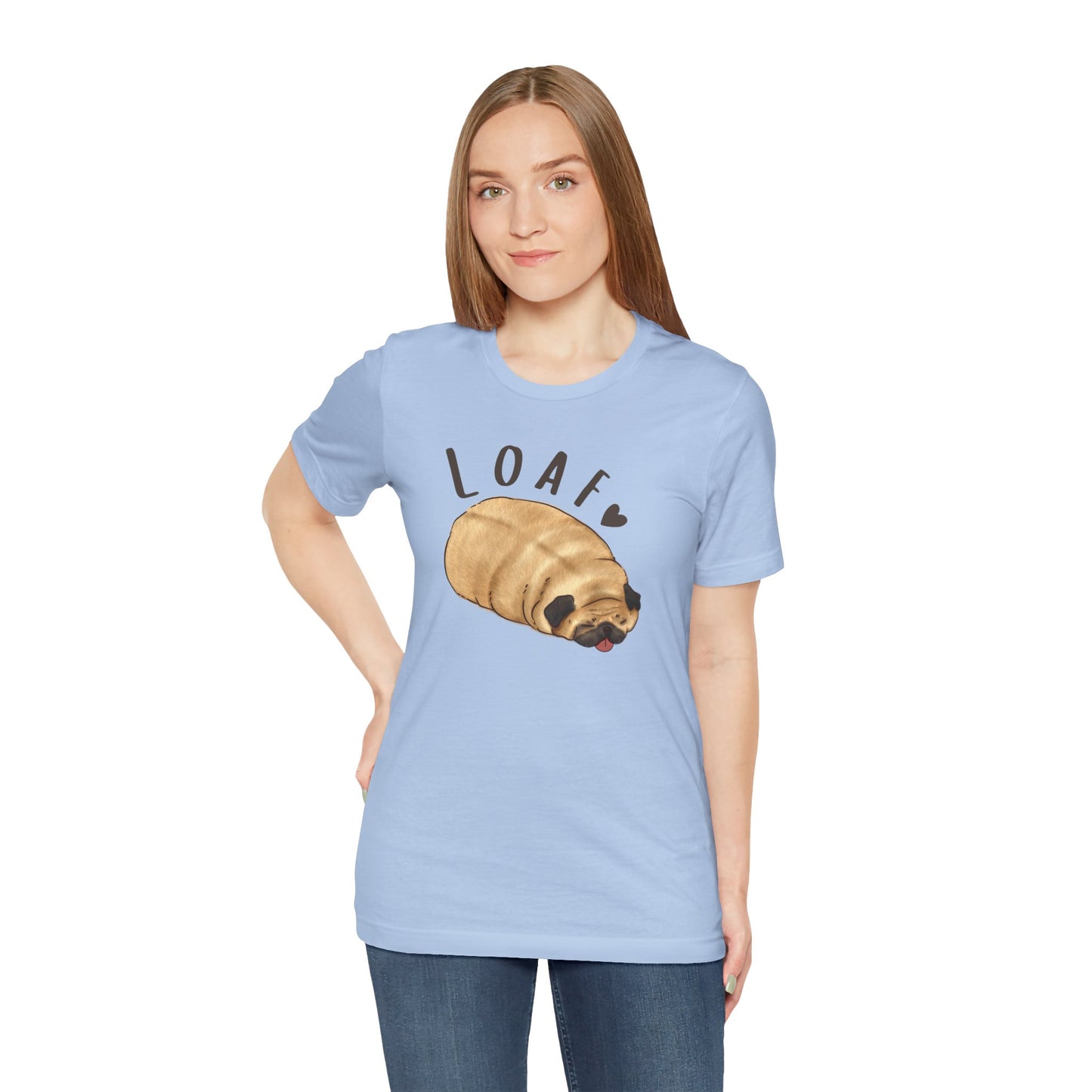 Pug T-shirt Loaf Women & Men
