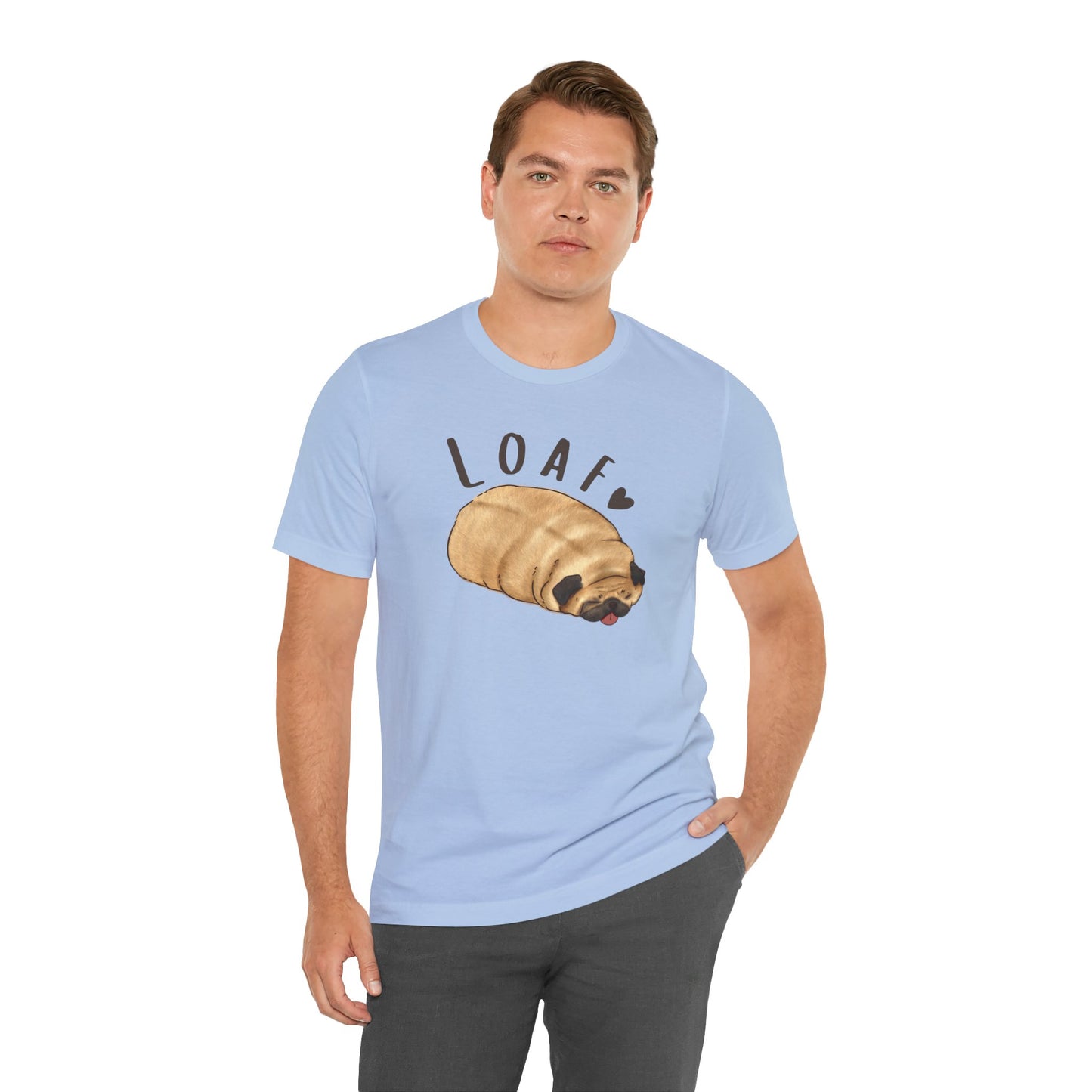 Pug T-shirt Loaf Women & Men