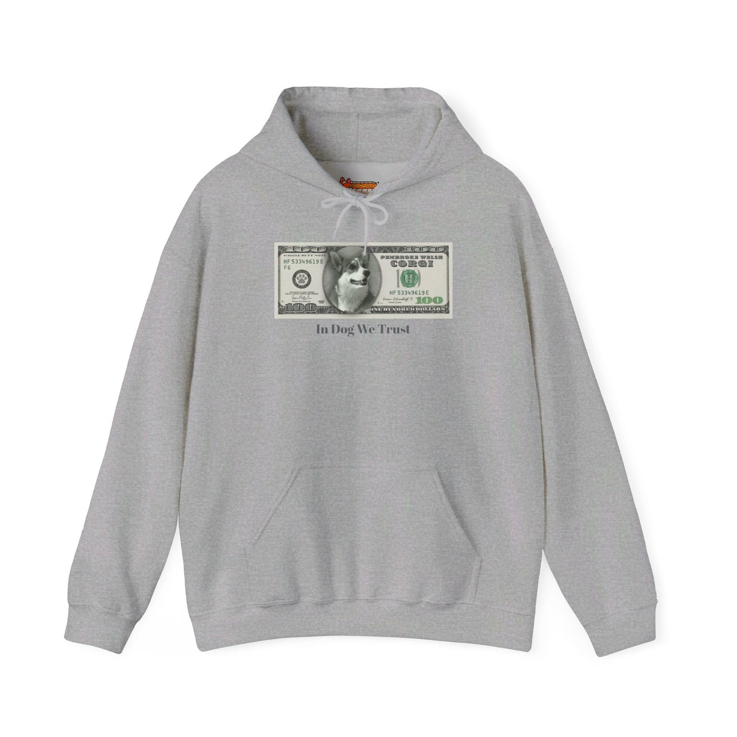 Corgi Hoodie Money $100 Women & Men