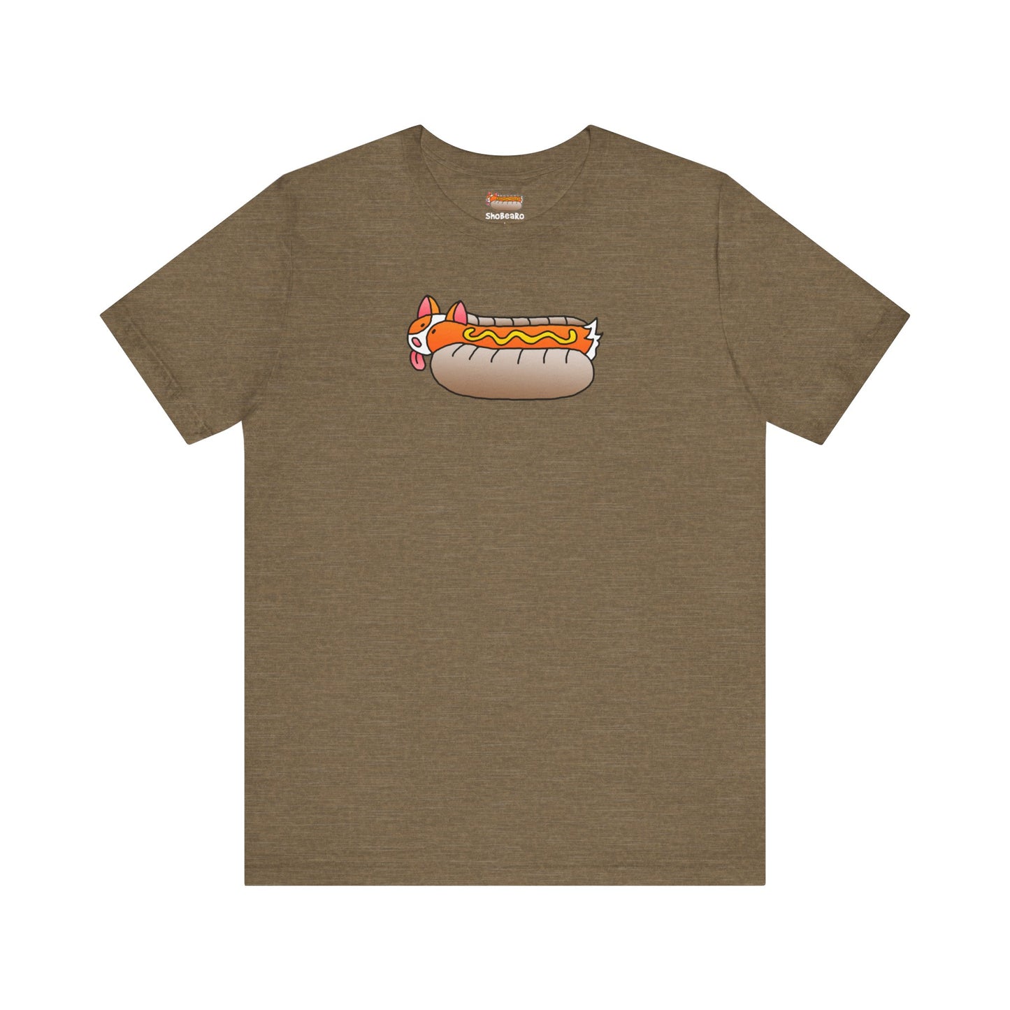 ShoBeaRo T-shirt Corgi Hot Dog Women & Men