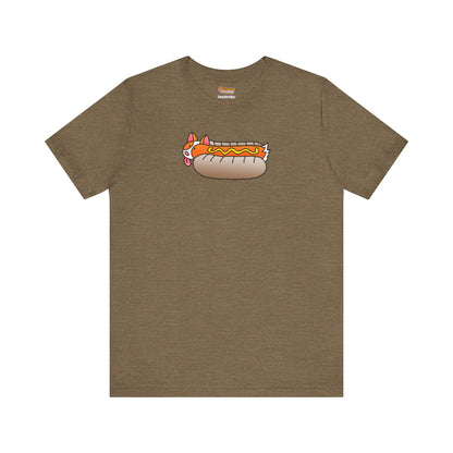 ShoBeaRo T-shirt Corgi Hot Dog Women & Men
