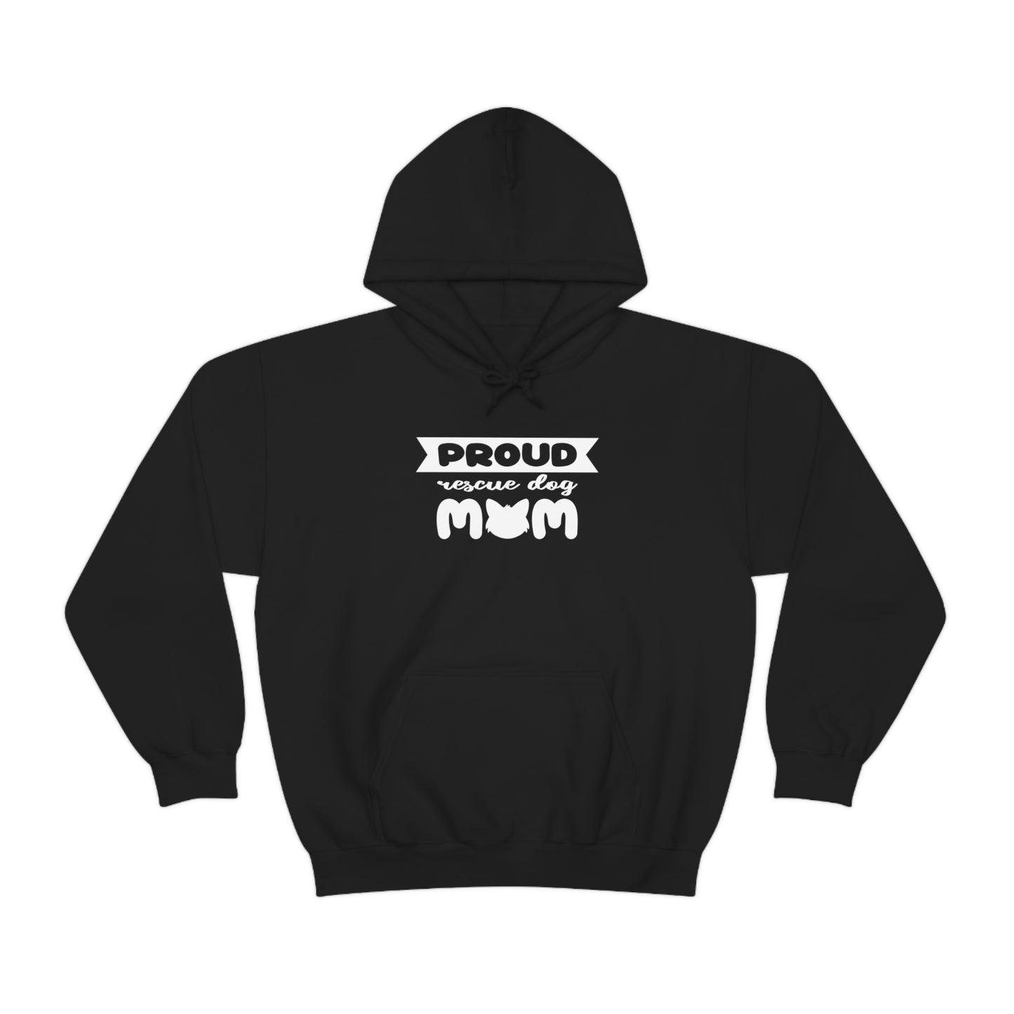 Rescue Dog Hoodie Proud Mom Women