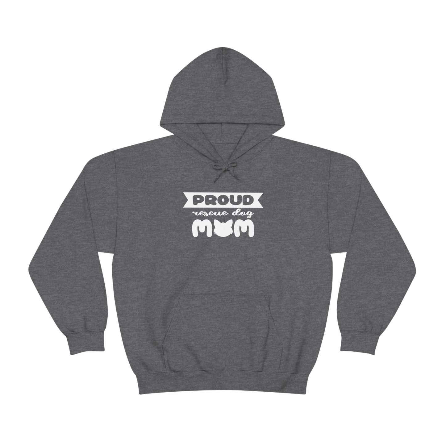 Rescue Dog Hoodie Proud Mom Women