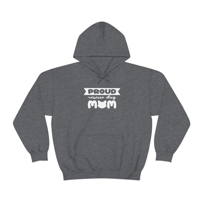 Rescue Dog Hoodie Proud Mom Women