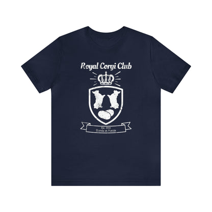 navy blue royal corgi club potato shield Pembroke Welsch sweatshirt women men unisex sweater