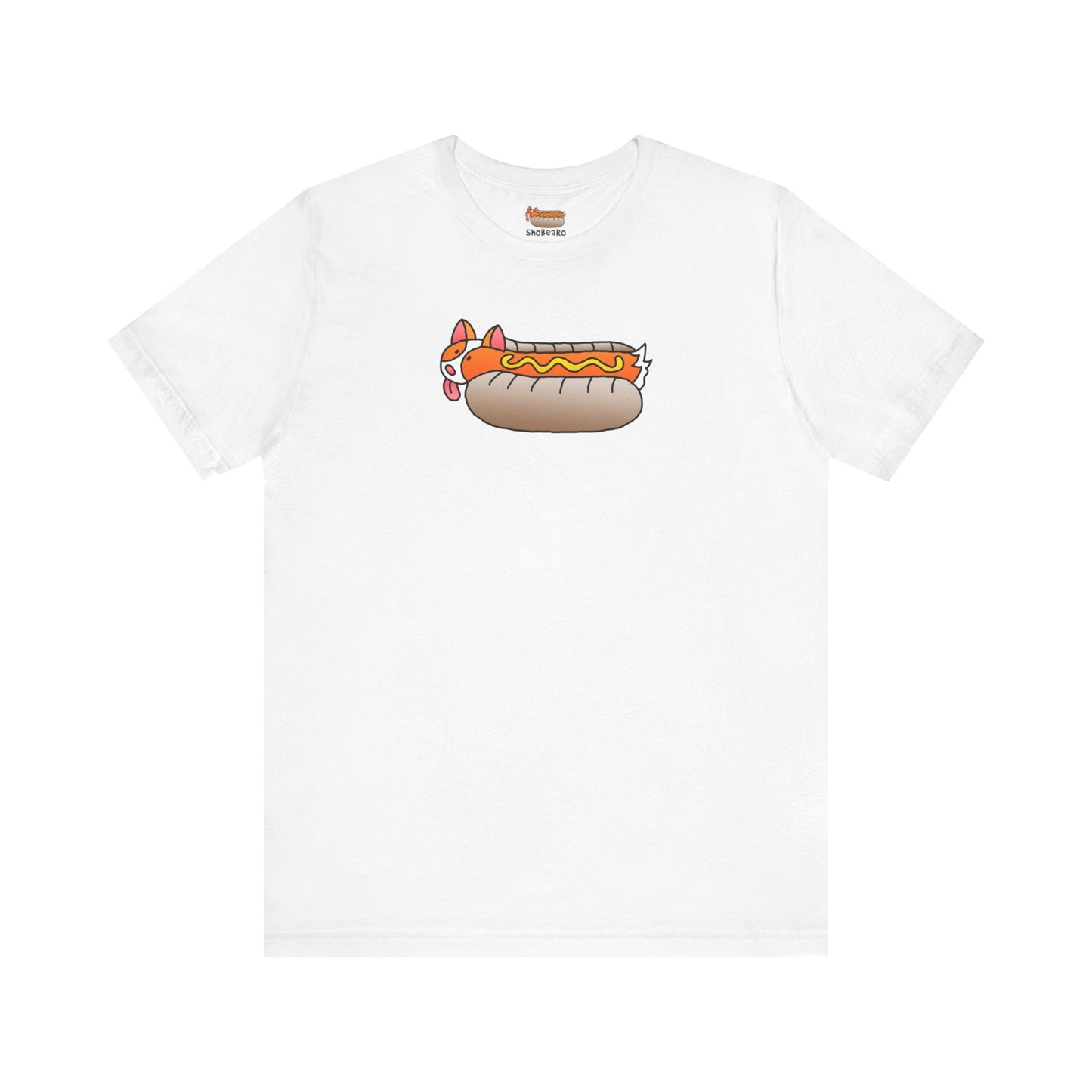ShoBeaRo T-shirt Corgi Hot Dog Women & Men