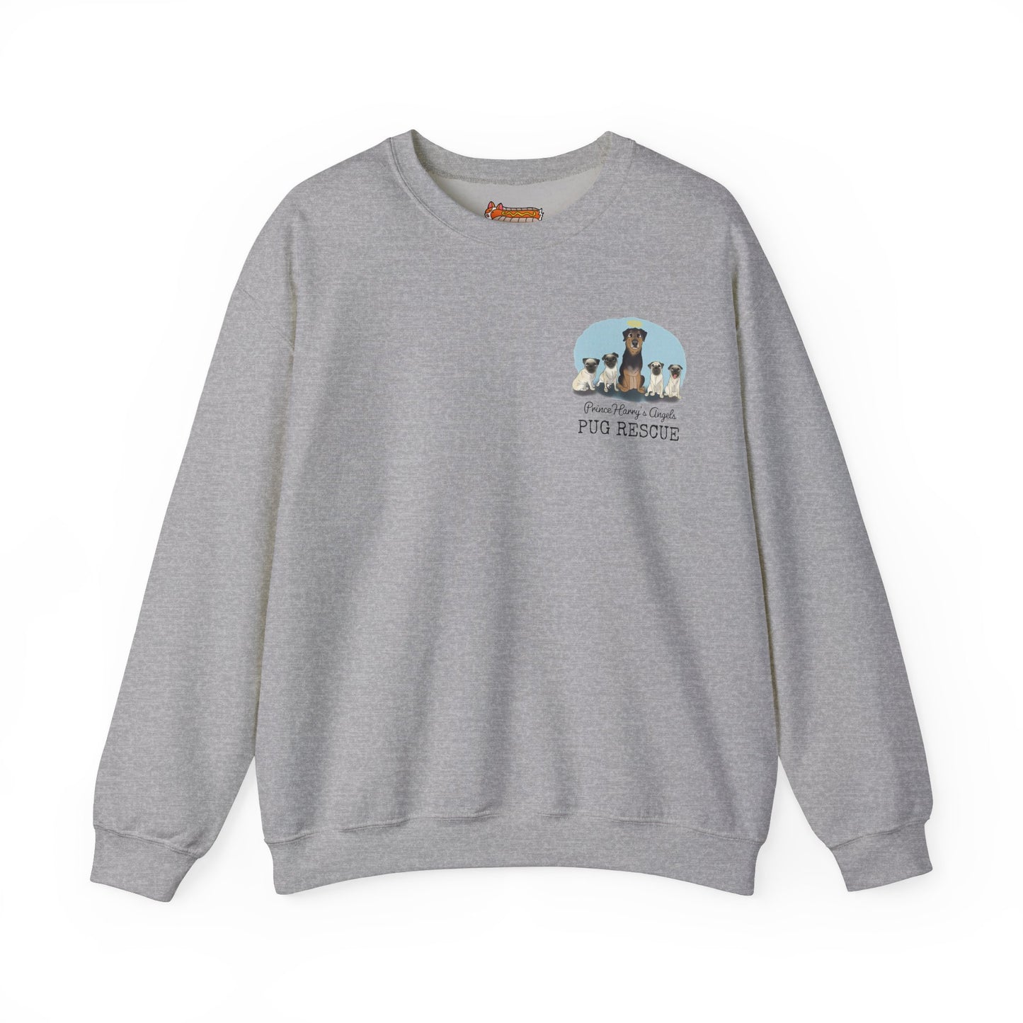 Prince Harry's Angels Sweatshirt Front & Back LOGO