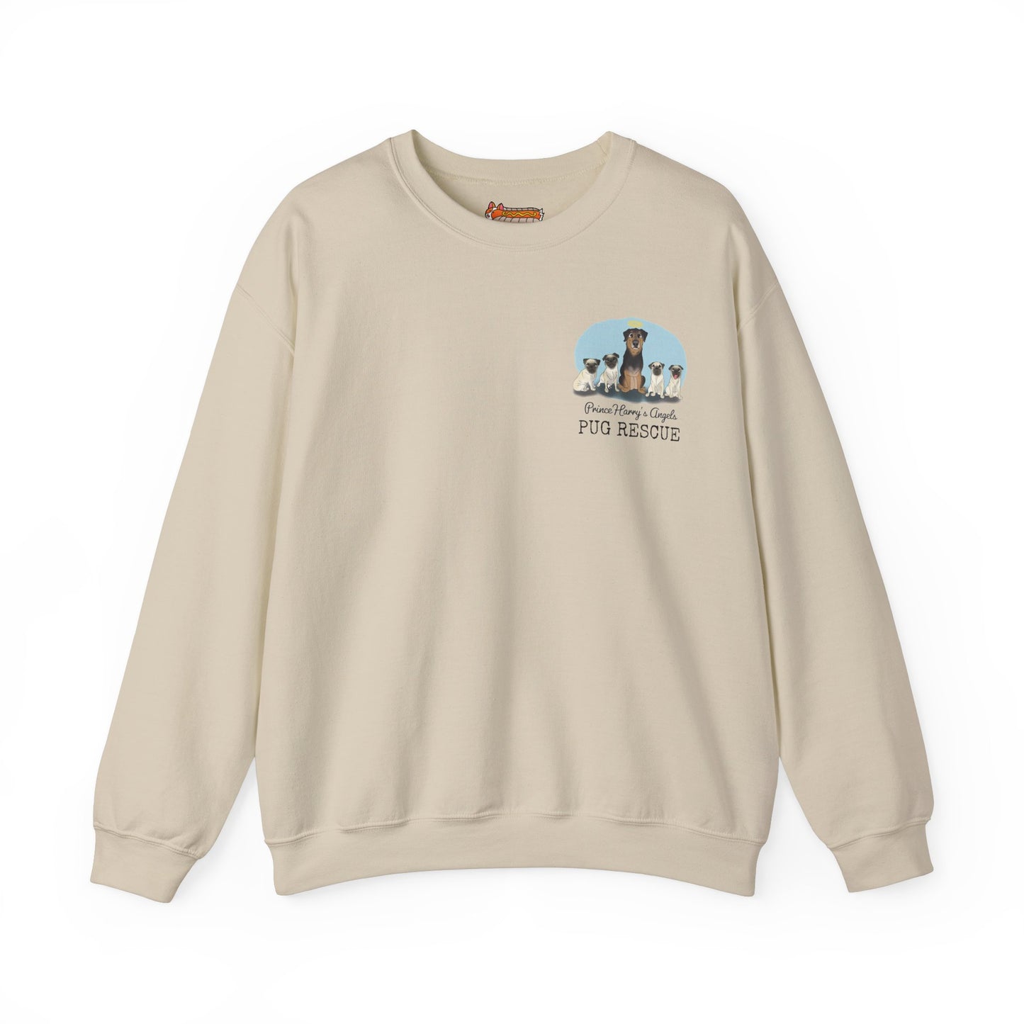Prince Harry's Angels Sweatshirt Front & Back LOGO