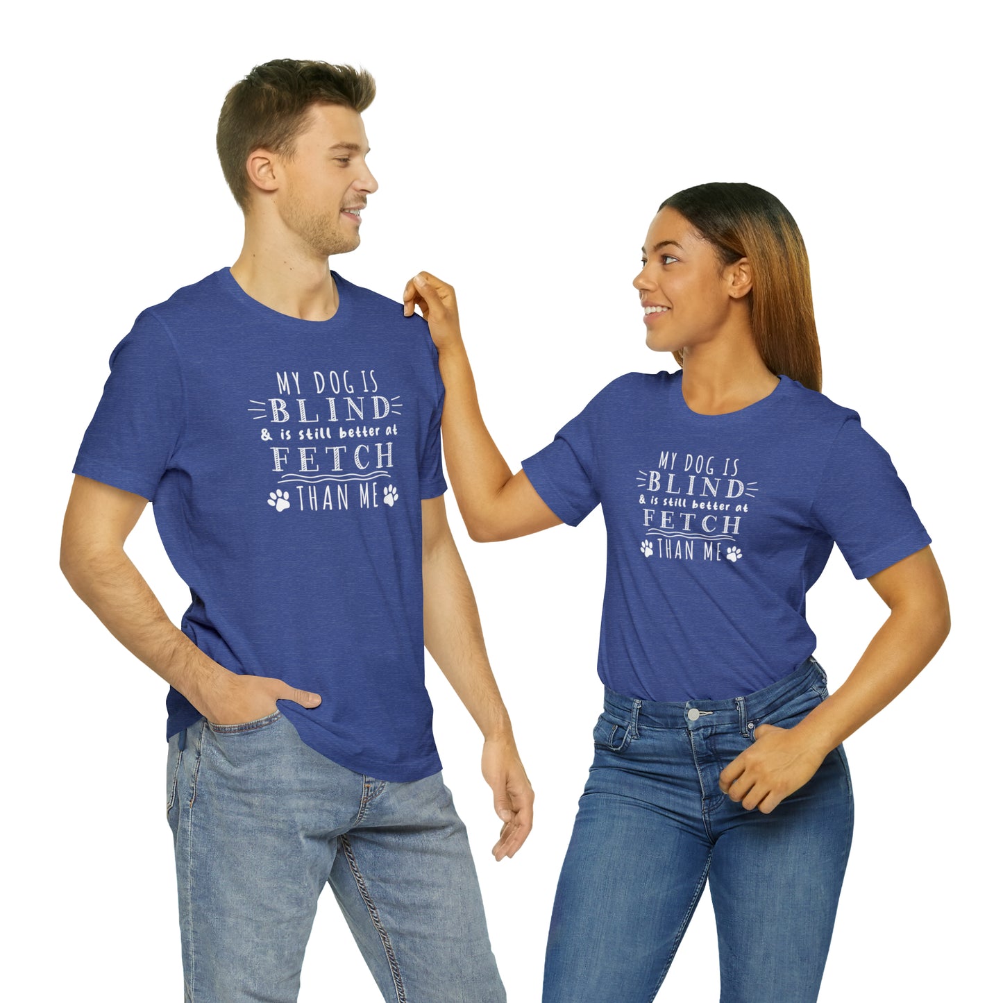 Blind Dog T-shirt Funny Women & Men