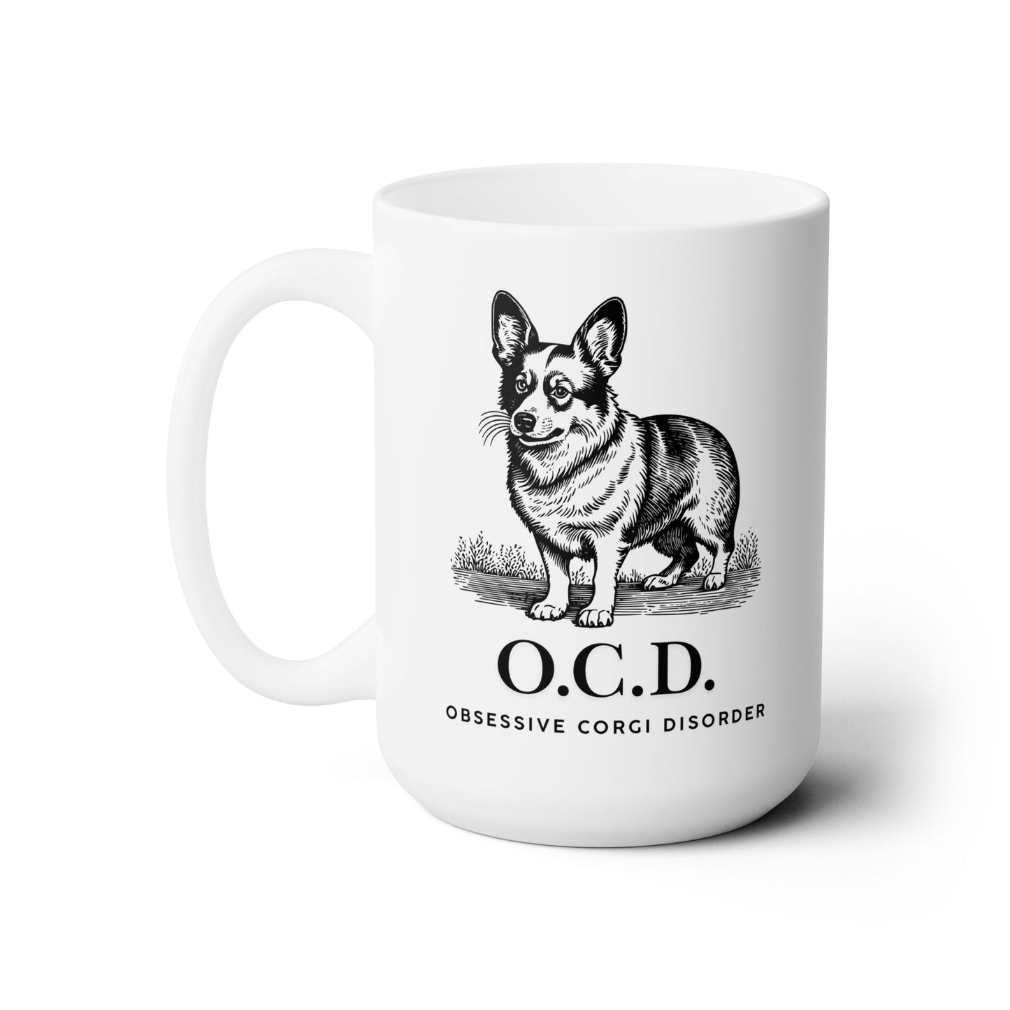 Corgi Cup O.C.D. Coffee Mug 15oz