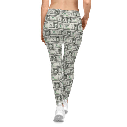 Corgi Leggings Money $100 Women Pants