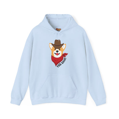 Corgi Hoodie Cowboy Yee Haw Women & Men