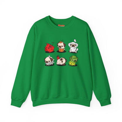 Pug Sweatshirt Halloween Women & Men