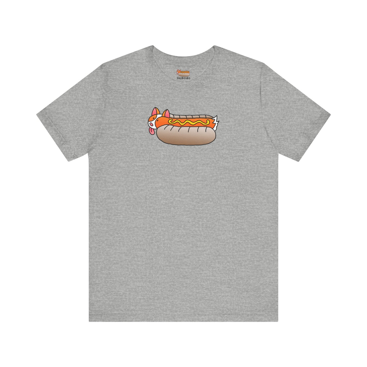 ShoBeaRo T-shirt Corgi Hot Dog Women & Men