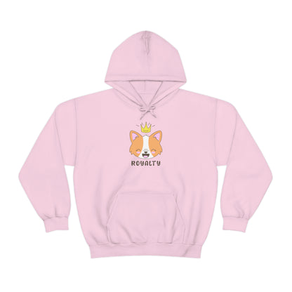 pink Corgi Royalty Queen adult unisex hoodie clothing